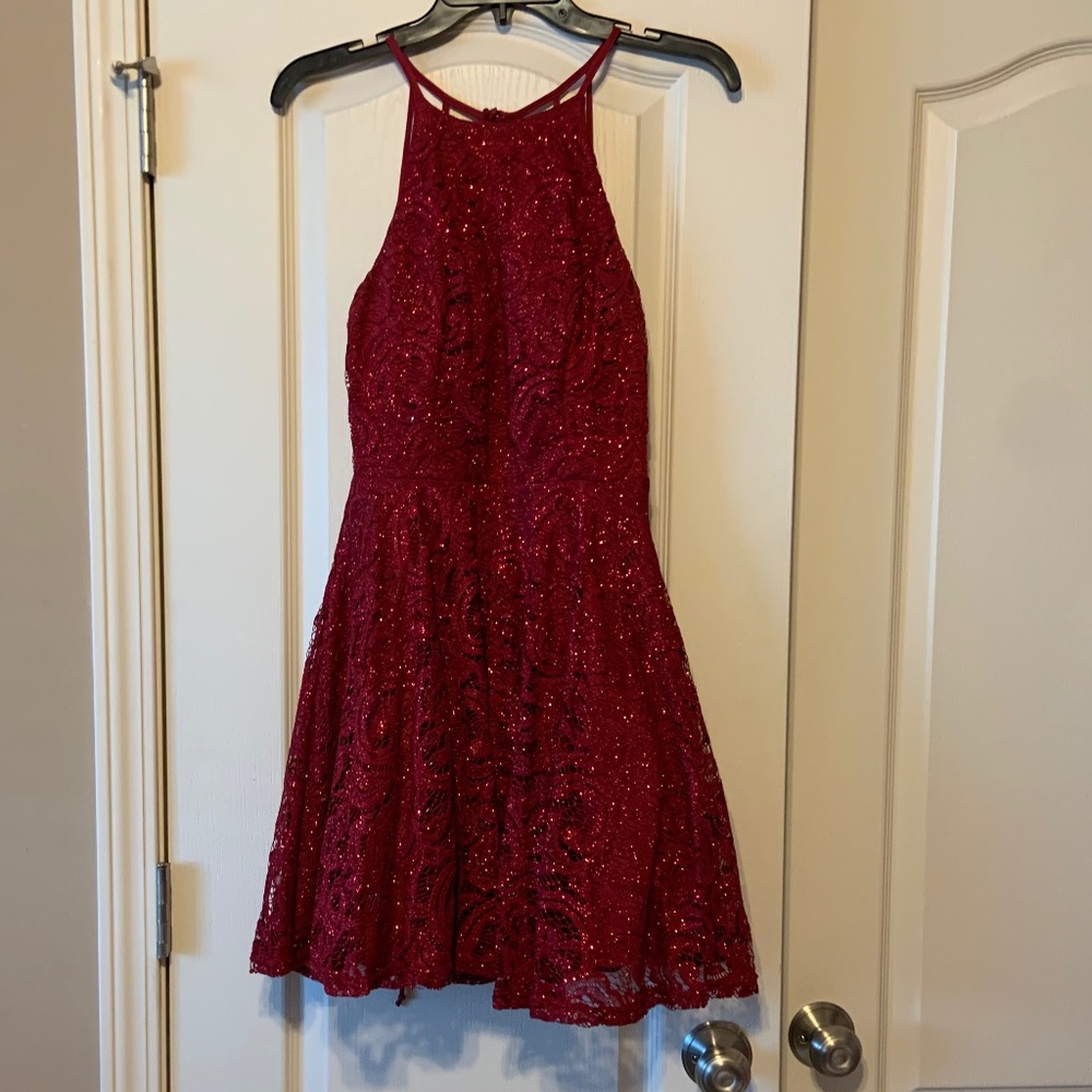 B. Darlin Fit and Flare Dress